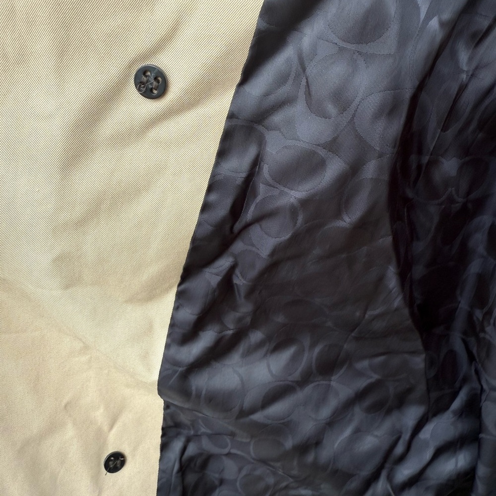 Coach Classic Beige Trench Coat - Picture 7 of 7